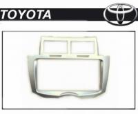 Рамка Toyota Yaris,Vitz, Platz 06+ 2DIN original (вставки) silv